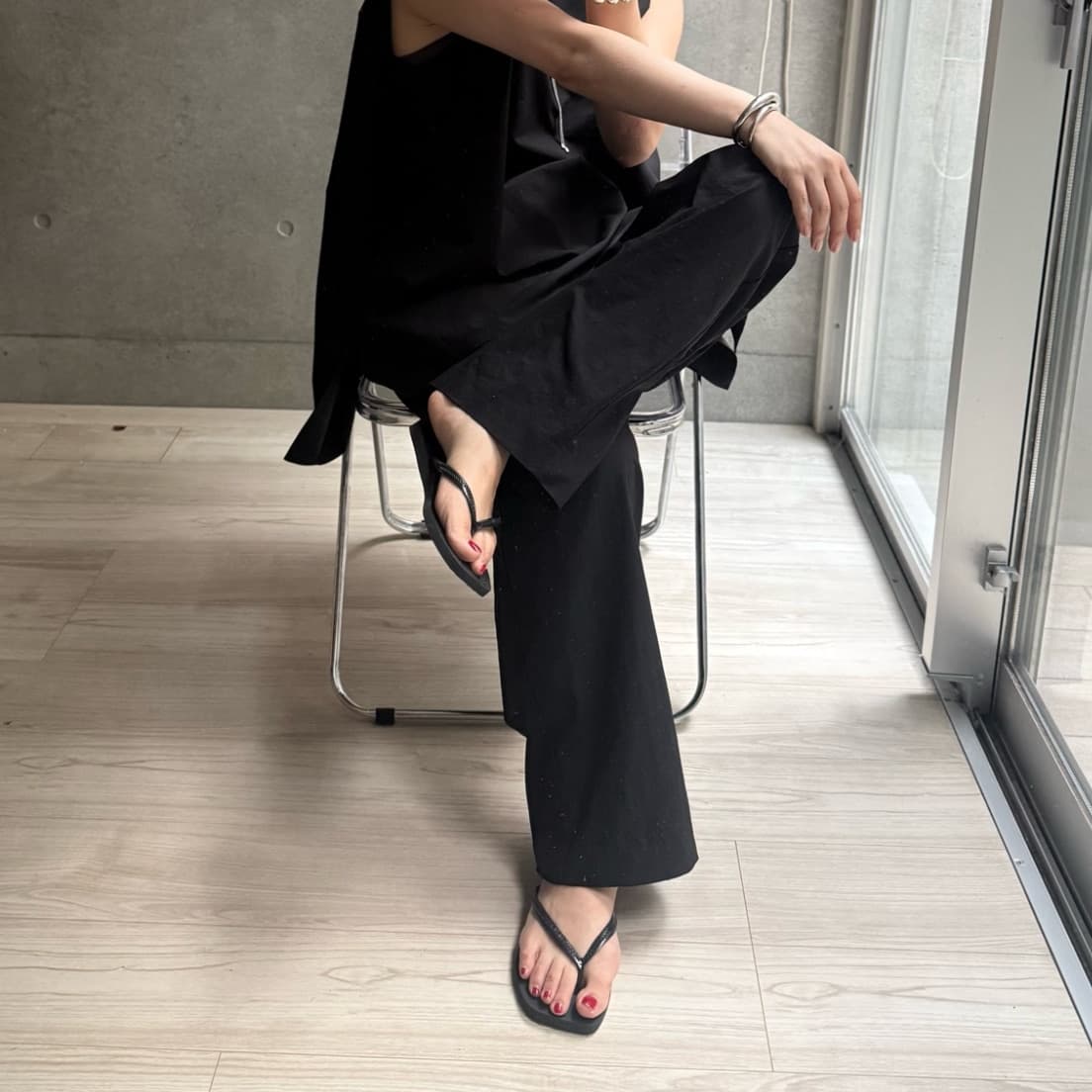 SLOBE IENA Havaianas/ハワイアナス Slim Square サンダル SLIM SQUARE4 148301 スローブ イエナ シューズ・靴 サンダル ブラウン ブラック ピンク【送料無料】