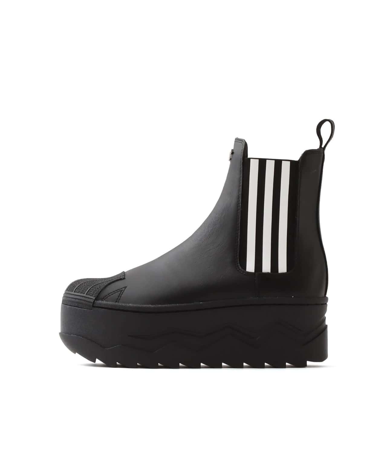 adidas adidas SSTR PLATFORM BOOTS atmos pink CBLACK/FTWWHT/CREWHT アトモス シューズ・靴 スニーカー ブラック【送料無料】