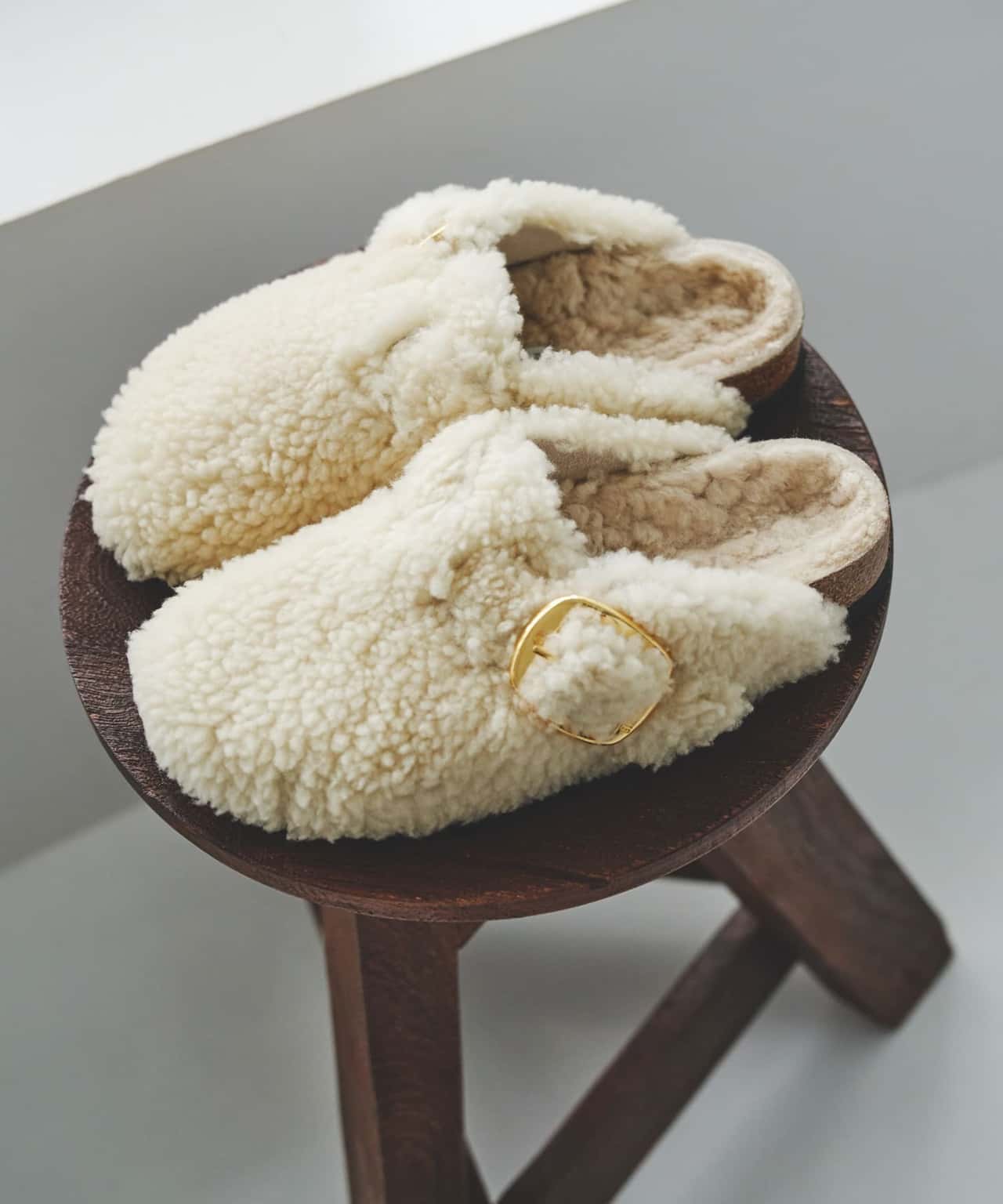 【SALE/20%OFF】URBAN RESEARCH BIRKENSTOCK Boston Big Buckle Teddy アーバンリサーチ シューズ・靴 サンダル ホワイト【送料無料】