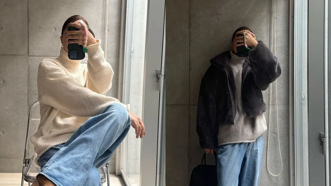 チクチクしないタートルネック、私の正解は「鹿のこニット」だった|2色買いした40代の正直レビュー