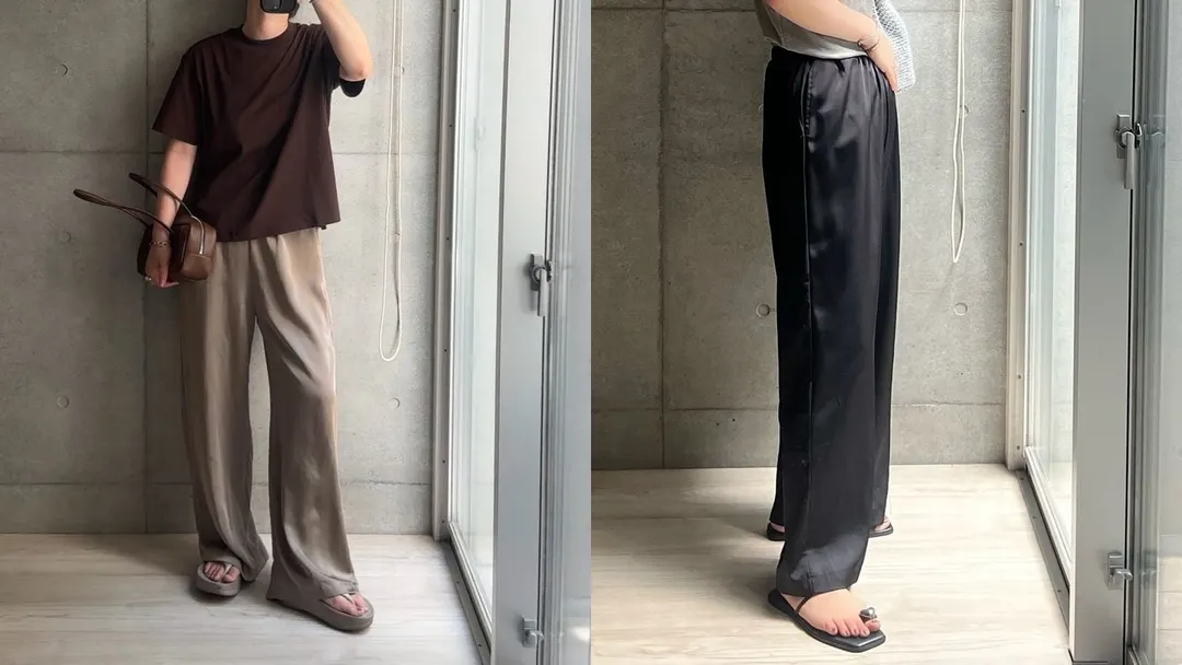 サテンパンツは引っかけて線が入る？3,199円のを3年穿いた40代の結論